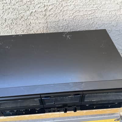 Vintage Technics RS-TR157 Stereo Double Cassette Deck 90s For Parts Or Repair image 3