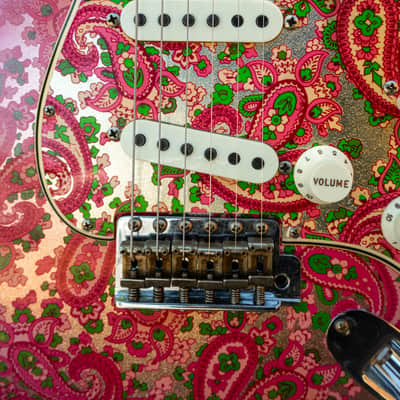 2018 Fender Custom Shop Limited Edition '68 Pink Paisley Relic Strat, Built By C.W. Fleming image 8