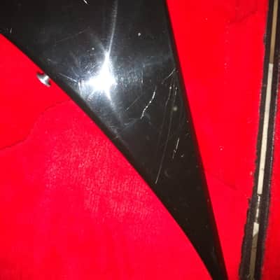 Kramer Vanguard 1984 Black 80's USA D-Plate Banana headstock Neck Rare Guitar Vintage image 14