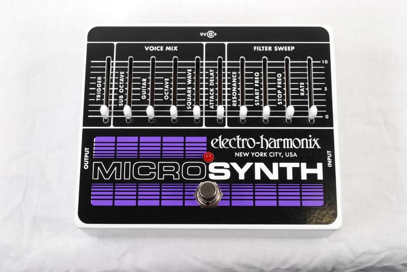 Used Electro-Harmonix EHX MicroSynth Analog Guitar Micro Synthesizer Pedal image 1