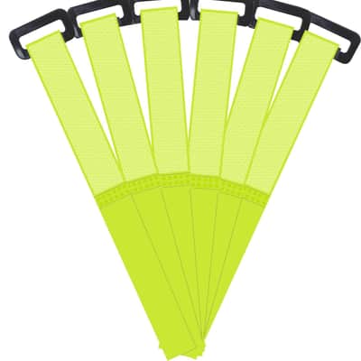 12" Cinch Style Reusable Cable Straps - 6 Pack - 12 inch / Black image 2