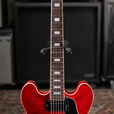 Gibson ES-335 60s Semi-Hollow Electric Guitar with Hard Shell Case - Sixties Cherry image 4