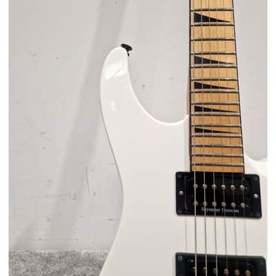 jackson DK2M - White Electric Guitar - Maple Neck - Good w/ Hard Case image 18