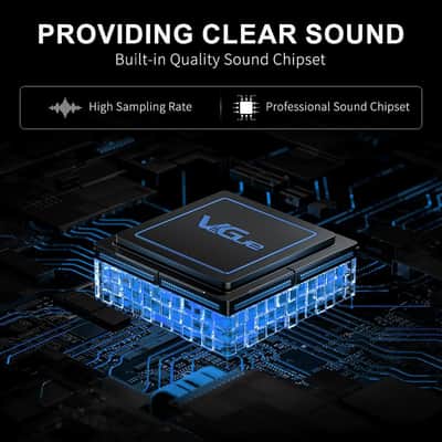 USB Microphone Kit, 192kHz/24Bit Streaming Podcast PC Condenser Computer Mic Set for Gaming, YouTube Video, Recording Music, Voice Over, Studio Mic with Adjustable Arm Stand image 3