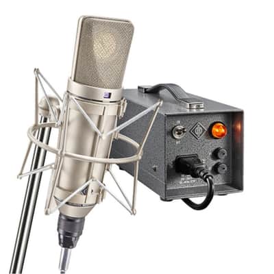 Neumann  U67 Multi-Directional Tube Condenser Microphone Set 2024 - Silver image 2