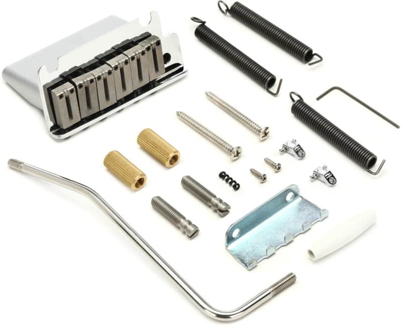 Fender American Series Stratocaster Tremolo Bridge Assembly - Chrome image 1