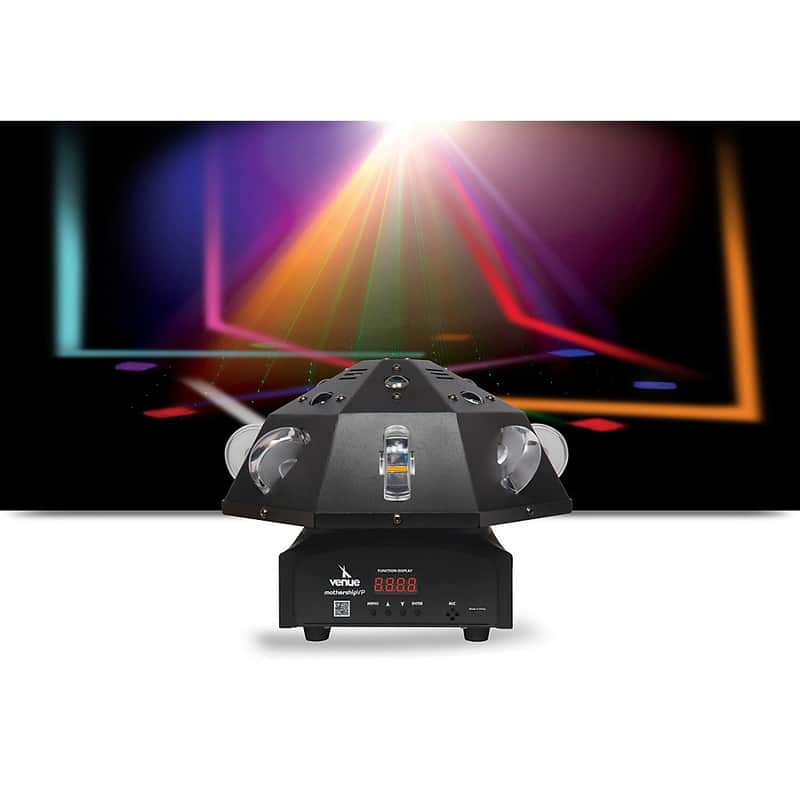 Venue Mothership VP 360-Degree Moving Head Multi-Effect Light Regular image 1