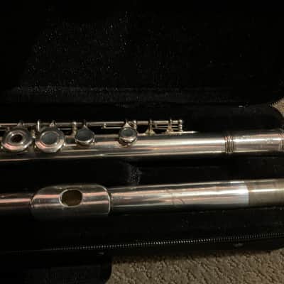 Armstrong 103 Open Hole - Silverplated Flute with New Pads/Case image 3