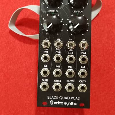 Erica Synths Black Quad VCA V2 2014 - 2020 - Black image 1