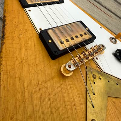 Gibson 1958 Murphy Aged Flying V Limited Edition 2021 - Korina aged image 6