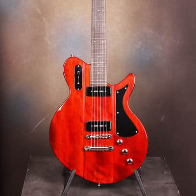 Eastman Juliet P90 Vintage Red finish Bare Knuckle Oldguard P90 pickups image 1