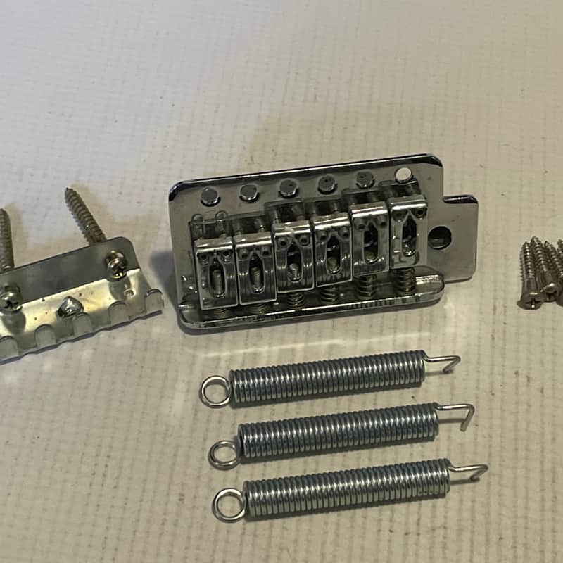 2010’s Squier 6 Post Tremolo Bridge Chrome