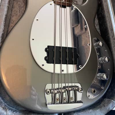 2003 Ernie Ball Music Man USA SUB Bass 4 Active Graphite pearl image 9