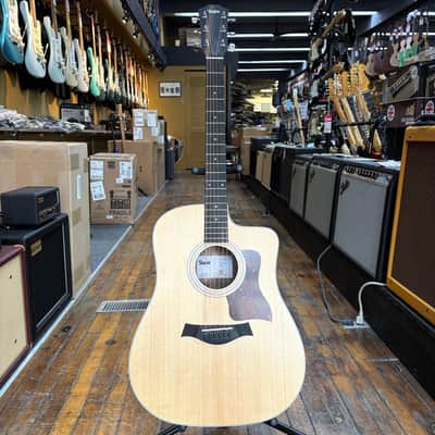Taylor 210ce Cutaway Dreadnought Acoustic-Electric Guitar w/Padded Gig Bag image 4