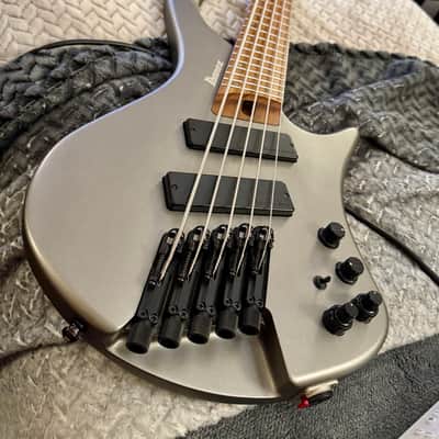 Ibanez EHB1005SMS-MGM Bass Workshop 2021 - Present - Metallic Gray Matte image 4