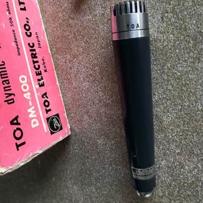 Vintage Toa  DM-400 dynamic microphone, Japan 1965 image 3