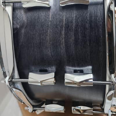 Noble & Cooley *Pre-Order* Horizon 6.5x14" Maple/Mahogany Hybrid Snare Drum in Blackwash Satin & Chrome Hardware | Made in the USA | Authorized Dealer image 7