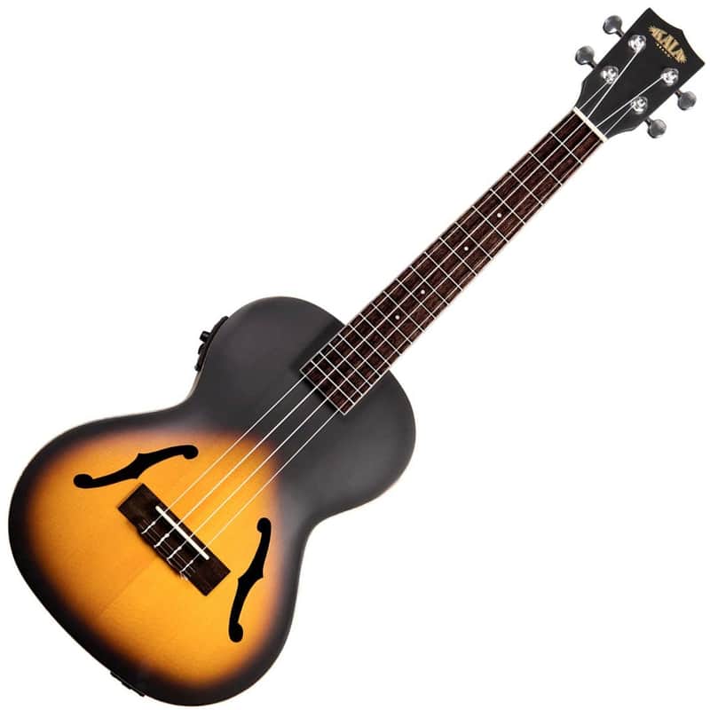 Kala Brand Archtop Sunburst Tenor Electro Ukulele KA-JTE/2TS image 1