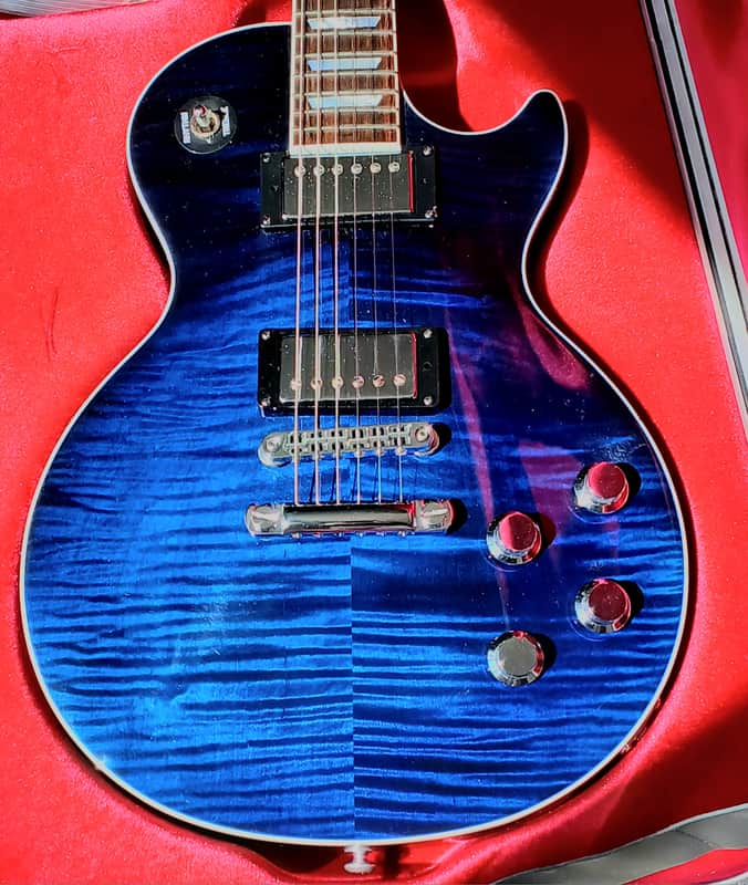 Gibson Les Paul Standard HP-II with Locking Grover Tuners 2018 - Cobalt Fade image 1