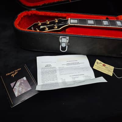 1985 Fender D'Aquisto Elite MIJ w/ OHSC - Violin Sunburst image 14