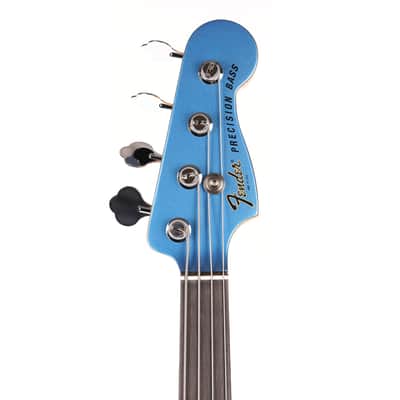 Fender Tony Franklin Fretless Precision Bass Lake Placid Blue image 4