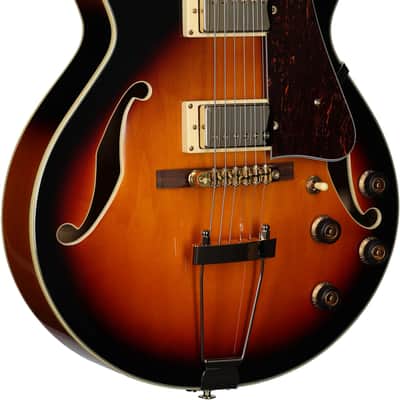 Ibanez AG75G Artcore Hollowbody Electric Guitar, Brown Sunburst image 4