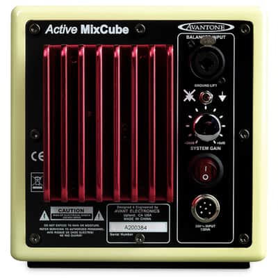 Avantone MixCubes Active Cream Paar - active studio monitor image 3