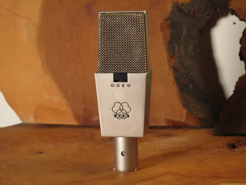 AKG C414 EB with Nylon CK12 Capsule 1970s - Silver SN4845 image 1
