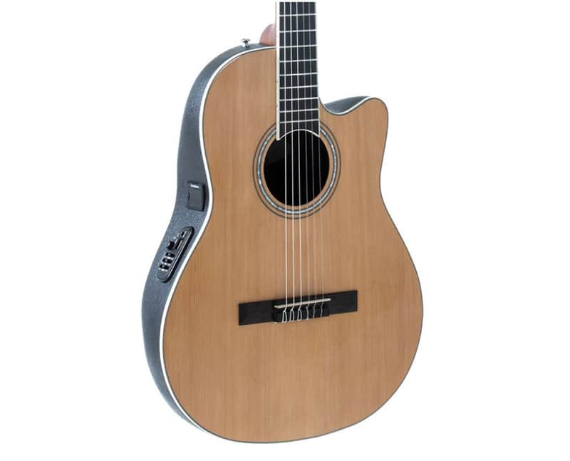 Ovation Celebrity Traditional CS24C-4 Classic Nylon A/E Guitar Natural Open Box image 1