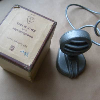 Kristallmikrofon  KM/T/St 7055  VEB Microphone  Vintage image 6