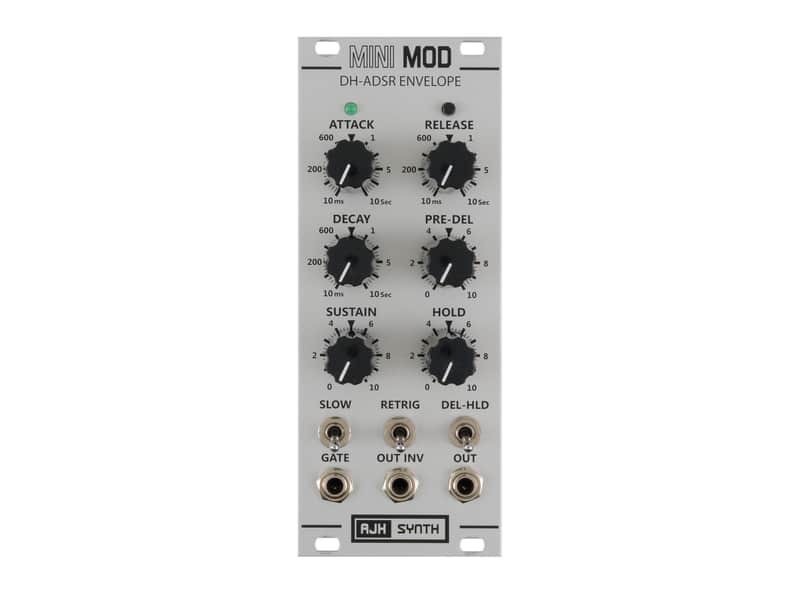 AJH Synth MiniMod DH-ADSR Envelope - 10HP (Silver) [USED] image 1
