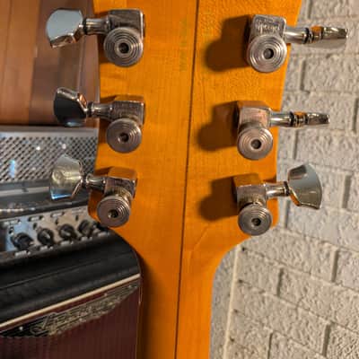 Gretsch G6120RHH Reverend Horton Heat Signature Hollow Body Electric Guitar w/Case - Orange Stain Lacquer (2006) image 6