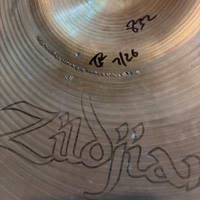 Restored Zildjian 14" A. Zildjian Hollow Logo Thin Crash Cymbal 1978 - 1982 - Traditional image 4