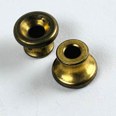 Gibson Vintage Brass Strap Button Bushings – Late 60s imagen 2