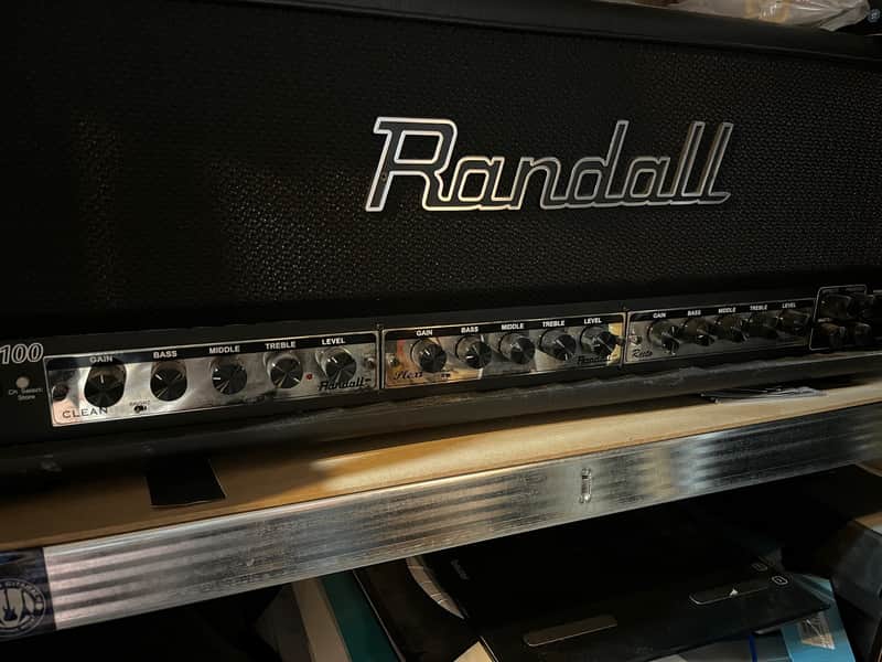 Randall RM100M MTS Series 3-Channel 100-Watt Modular Tube Guitar Amp Head 2000s - Black image 1