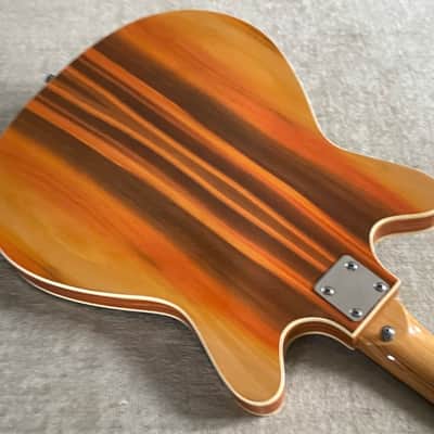 1960’s Teisco EP-8T WILDWOOD Hollowbody Electric Guitar MIJ Japan Rare Finish Surf’s Up Psychedelic image 14