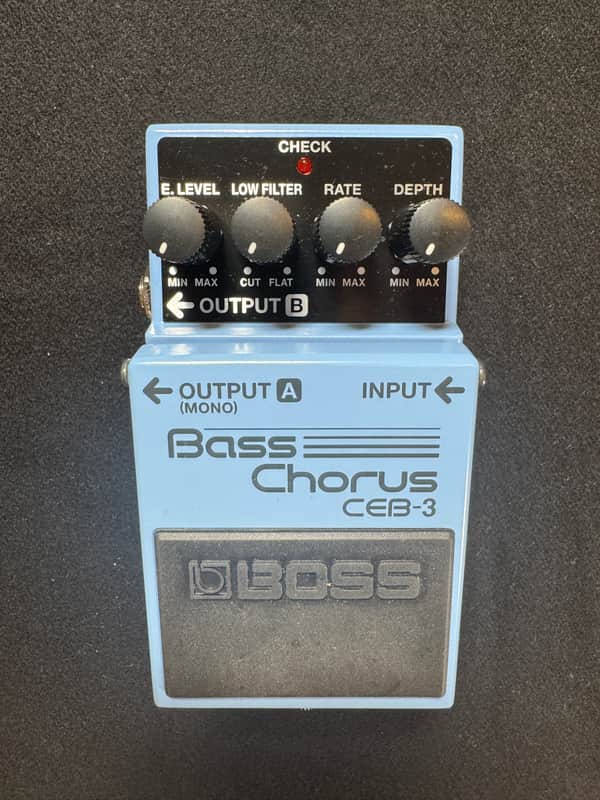 Boss CEB-3 Bass Chorus - Compact Bass Chorus Pedal (Low Filter Control) image 1