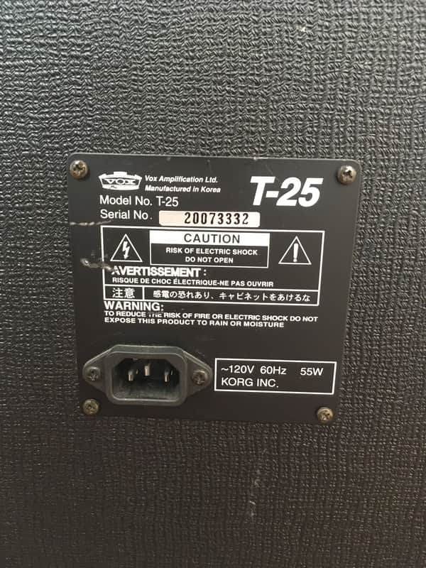 Vox T-25 55 Watt Bass Amp | Reverb