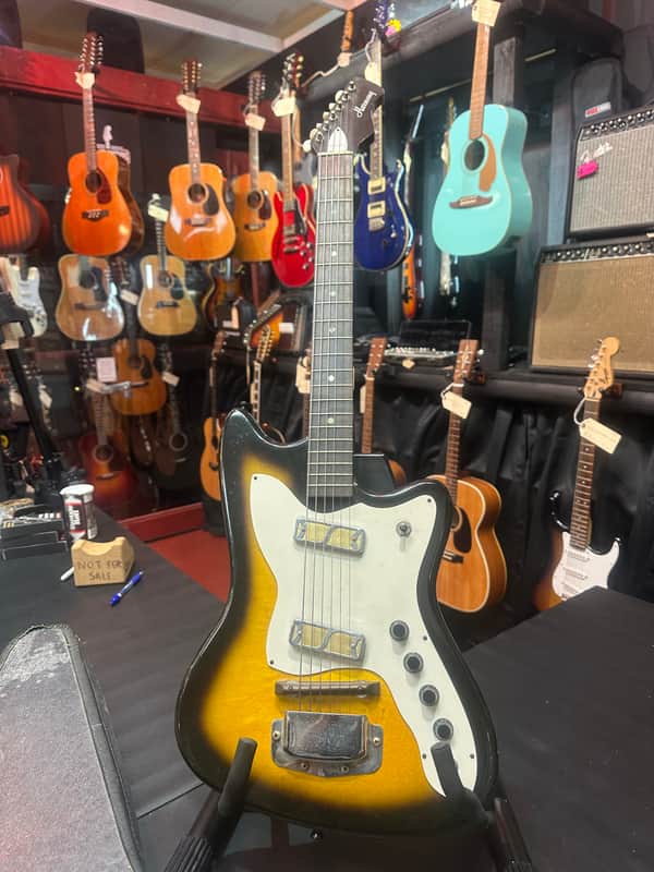 1960s Harmony Bobkat 2 Pickup Sunburst image 1
