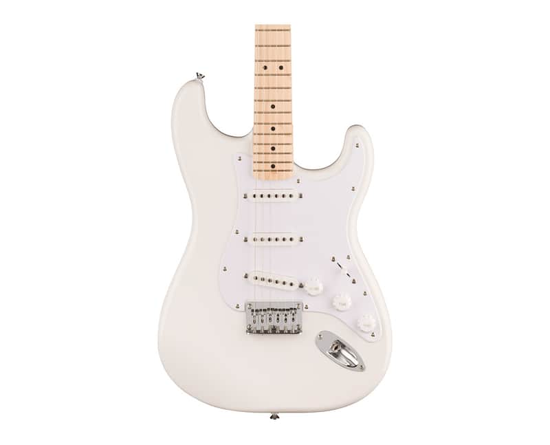Squier Sonic Stratocaster HT - Arctic White w/ Maple FB image 1