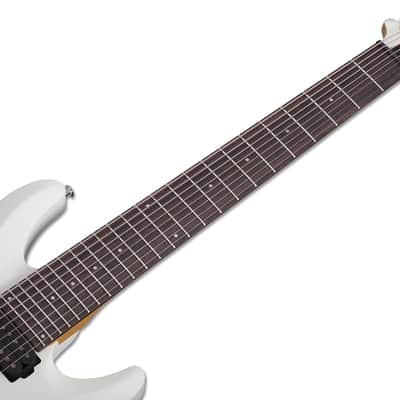 Schecter Guitar Research C-8 Deluxe 8-String Electric Guitar Satin White image 6