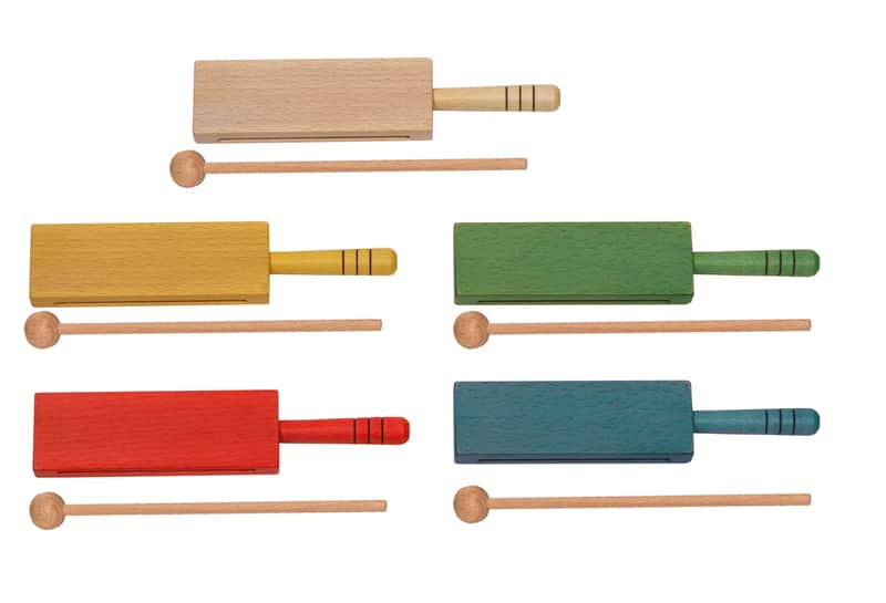 Immagine Goldon Holzblocktrommel - blau - 1