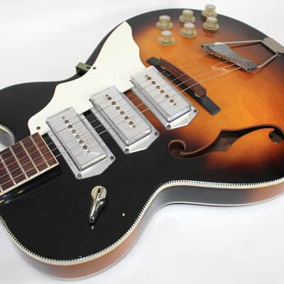 Kay 3 Pickup Swingmaster K673 • 1962 • Sunburst • Kleenex PUPs image 5