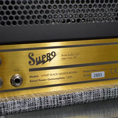 Supro 1696RTH Black Magick Reverb Tube Guitar Amp Head w FAST Same Day Shipping image 5