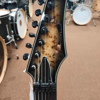 Dean Exile Select Floyd Fluence 7 String - Natural Black Burst image 5