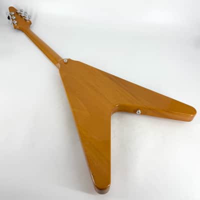 2024 Gibson 70s Flying V - Antique Natural image 3