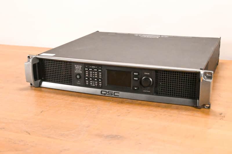 QSC CX-Q 4K4 4-Channel Network Power Amplifier for the Q-SYS Platform CG01ST6 image 1