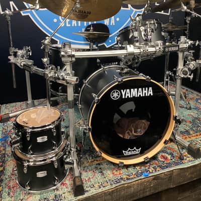 David Garibaldi’s Tower of Power, Yamaha Tour Custom 5-Piece Tour Drum Set Complete with Rack, Hardware and Cases. Authenticated! 2020 - Licorice Satin image 1