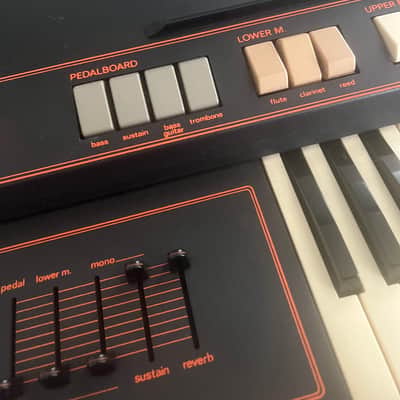 Farfisa Commander Dual Keyboard Organ 1980 - Black image 8