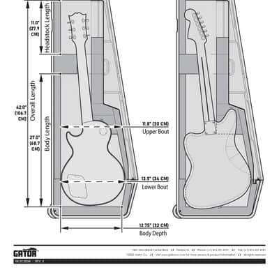 Gator GTR-MINIVAULT-E2R2 Dual Electric Guitar Mini Vault Molded Hard Case image 8